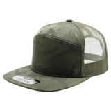 Pit Bull - PB250 - Shiny Camo Camper Trucker Hat | Wholesale Camo Snapback Cap
