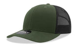 Decky 6 Panel Mid Profile Structured Cotton Blend Trucker | Decky 6021