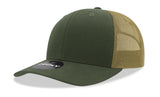 Decky 6 Panel Mid Profile Structured Cotton Blend Trucker | Decky 6021