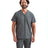 Onna Men's Limitless V - Neck Stretch Scrub Top - Onna NN200 Dynamo Grey S Scrubs