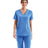 Onna Women's Invincible V - Neck Stretch Scrub Top - Onna NN310 Ceil Blue XS