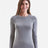 Onna Women's Unstoppable Long Sleeve Fresh Underscrub Base Layer - Onna NN370 Heather Grey XS
