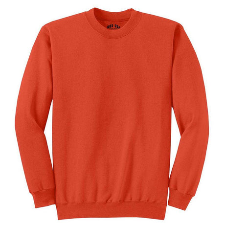 Joe's USA Men's Essential Fleece Crewneck Sweatshirt Joe's USA Small Orange