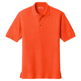 Mens Classic Silk Touch Polo Shirts in 36 Colors and Sizes: XS-6XL-Orange Polos/Knits Joe's USA Orange X-Small