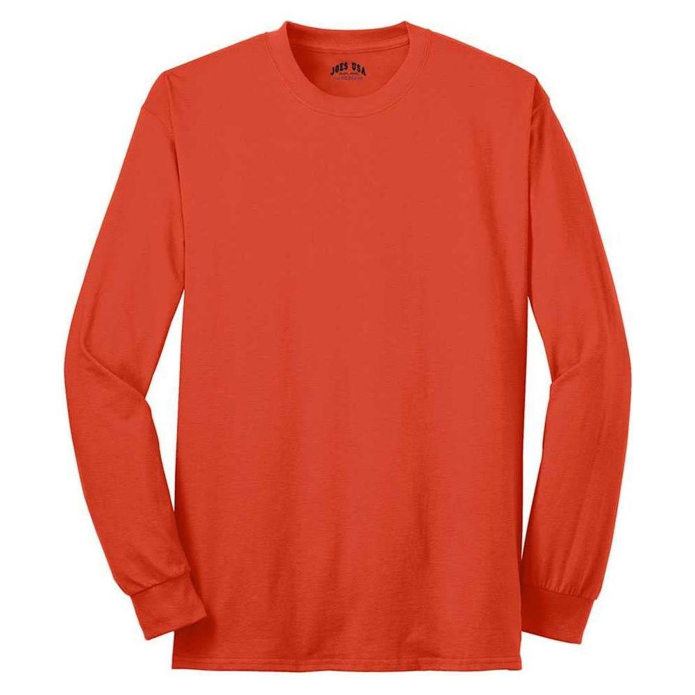Joe's USA Men's Long Sleeve 50/50 Cotton/Poly T-Shirt Joe's USA