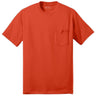 Joe's USA Men's 50/50 Cotton/Poly T-Shirt with Pocket-Orange T-Shirts Joe's USA Orange S