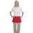 OTTO 3 Pocket Waist Apron OTTO 801 - 401 Red OSFM - Adult Aprons