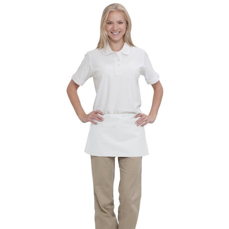 OTTO 3 Pocket Waist Apron OTTO 801 - 401 White OSFM - Adult Aprons