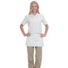 OTTO 3 Pocket Waist Apron OTTO 801 - 401 White OSFM - Adult Aprons