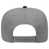 Otto Cap 31 - 069 - 5 Panel, Mid Profile Baseball Cap Black / Charcoal Gray Caps