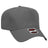 Otto Cap 31 - 069 - 5 Panel, Mid Profile Baseball Cap Charcoal Gray Caps