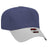Otto Cap 31 - 069 - 5 Panel, Mid Profile Baseball Cap Gray / Navy Caps