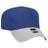 Otto Cap 31 - 069 - 5 Panel, Mid Profile Baseball Cap Gray / Royal Caps