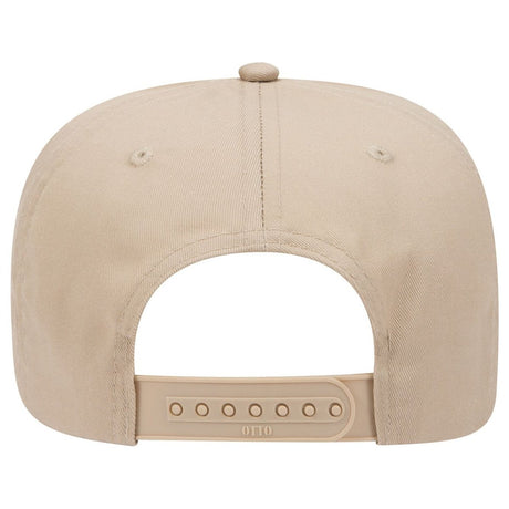 Otto Cap 31 - 069 - 5 Panel, Mid Profile Baseball Cap Khaki Caps