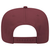 Otto Cap 31 - 069 - 5 Panel, Mid Profile Baseball Cap Maroon Caps