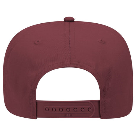 Otto Cap 31 - 069 - 5 Panel, Mid Profile Baseball Cap Maroon Caps