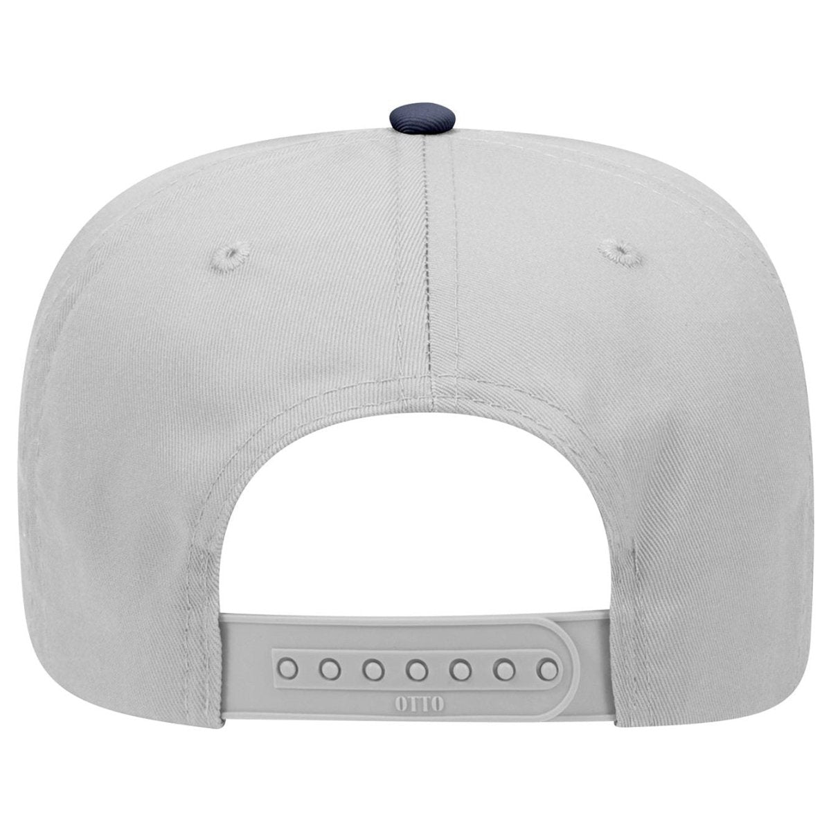 Otto Cap 31 - 069 - 5 Panel, Mid Profile Baseball Cap Navy / Gray Caps