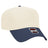 Otto Cap 31 - 069 - 5 Panel, Mid Profile Baseball Cap Navy / Natural Caps