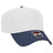 Otto Cap 31 - 069 - 5 Panel, Mid Profile Baseball Cap Navy / White Caps