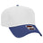 Otto Cap 31 - 069 - 5 Panel, Mid Profile Baseball Cap Royal / White Caps