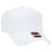 Otto Cap 31 - 069 - 5 Panel, Mid Profile Baseball Cap White Caps