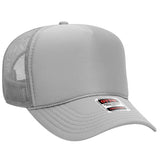OTTO Cap 32 - 467 5 - Panel Mid - Profile Foam Trucker Hat | Wholesale Foam Snapback Gray OSFM - Adult Hats