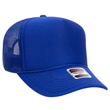 OTTO Cap 32 - 467 5 - Panel Mid - Profile Foam Trucker Hat | Wholesale Foam Snapback Royal OSFM - Adult Hats
