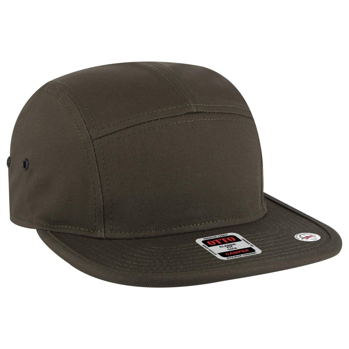 OTTO CAP 5 Panel Camper Hat OTTO 151 - 1098 Dk. Ol. Green OSFM - Adult Hats