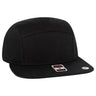 OTTO CAP 5 Panel Camper Hat OTTO 151 - 1330 Black OSFM - Adult Hats