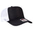 OTTO CAP 5 Panel High Crown Air Mesh Back Trucker Hat OTTO 39 - 166 Blk/Blk/Wht OSFM - Adult Hats