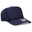 OTTO CAP 5 Panel High Crown Air Mesh Back Trucker Hat OTTO 39 - 166 Navy OSFM - Adult Hats