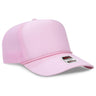 OTTO CAP 5 Panel High Crown Air Mesh Back Trucker Hat OTTO 39 - 166 Soft Pink OSFM - Adult Hats