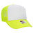 OTTO CAP 5 Panel High Crown Mesh Back Foam Trucker Hat 39 - 165 N.Ylw/Wht/N.Ylw Caps
