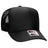 OTTO CAP 5 Panel High Crown Mesh Back Trucker Hat OTTO 39 - 165 Black Young Adult Hats
