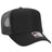 OTTO CAP 5 Panel High Crown Mesh Back Trucker Hat OTTO 39 - 165 Blk/Blk/Ch.Gry OSFM - Adult Hats