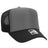 OTTO CAP 5 Panel High Crown Mesh Back Trucker Hat OTTO 39 - 165 Blk/Ch.Gry/Blk OSFM - Adult Hats