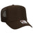 OTTO CAP 5 Panel High Crown Mesh Back Trucker Hat OTTO 39 - 165 Brown OSFM - Adult Hats