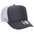 OTTO CAP 5 Panel High Crown Mesh Back Trucker Hat OTTO 39 - 165 Ch.Gry/Ch.Gry/Wht OSFM - Adult Hats