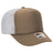 OTTO CAP 5 Panel High Crown Mesh Back Trucker Hat OTTO 39 - 165 Dk.Kha/Dk.Kha/Wht OSFM - Adult Hats