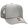 OTTO CAP 5 Panel High Crown Mesh Back Trucker Hat OTTO 39 - 165 Gray Young Adult Hats