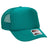 OTTO CAP 5 Panel High Crown Mesh Back Trucker Hat OTTO 39 - 165 Jade Young Adult Hats