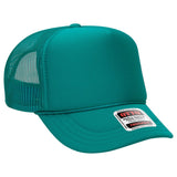 OTTO CAP 5 Panel High Crown Mesh Back Trucker Hat OTTO 39 - 165 Jade Young Adult Hats