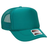 OTTO CAP 5 Panel High Crown Mesh Back Trucker Hat OTTO 39 - 165 Jade Young Adult Hats