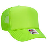 OTTO CAP 5 Panel High Crown Mesh Back Trucker Hat OTTO 39 - 165 N. Green OSFM - Adult Hats