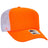 OTTO CAP 5 Panel High Crown Mesh Back Trucker Hat OTTO 39 - 165 N Org/N Org/Wht OSFM - Adult Hats