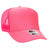 OTTO CAP 5 Panel High Crown Mesh Back Trucker Hat OTTO 39 - 165 N. Pink OSFM - Adult Hats