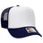 OTTO CAP 5 Panel High Crown Mesh Back Trucker Hat OTTO 39 - 165 Nvy/Wht/Nvy Young Adult Hats