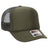 OTTO CAP 5 Panel High Crown Mesh Back Trucker Hat OTTO 39 - 165 Ol. Green Young Adult Hats