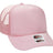 OTTO CAP 5 Panel High Crown Mesh Back Trucker Hat OTTO 39 - 165 Soft Pink Young Adult Hats