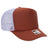 OTTO CAP 5 Panel High Crown Mesh Back Trucker Hat OTTO 39 - 165 Tx Org/Tx Org/Wht OSFM - Adult Hats